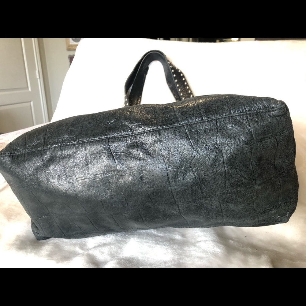 Leatherock USA black n silver bag - Picture 10 of 13